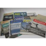 Collection of flying booklets, air craft manuals etc