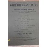 With the Grand Fleet by Muirhead Bone, large folio of signed prints