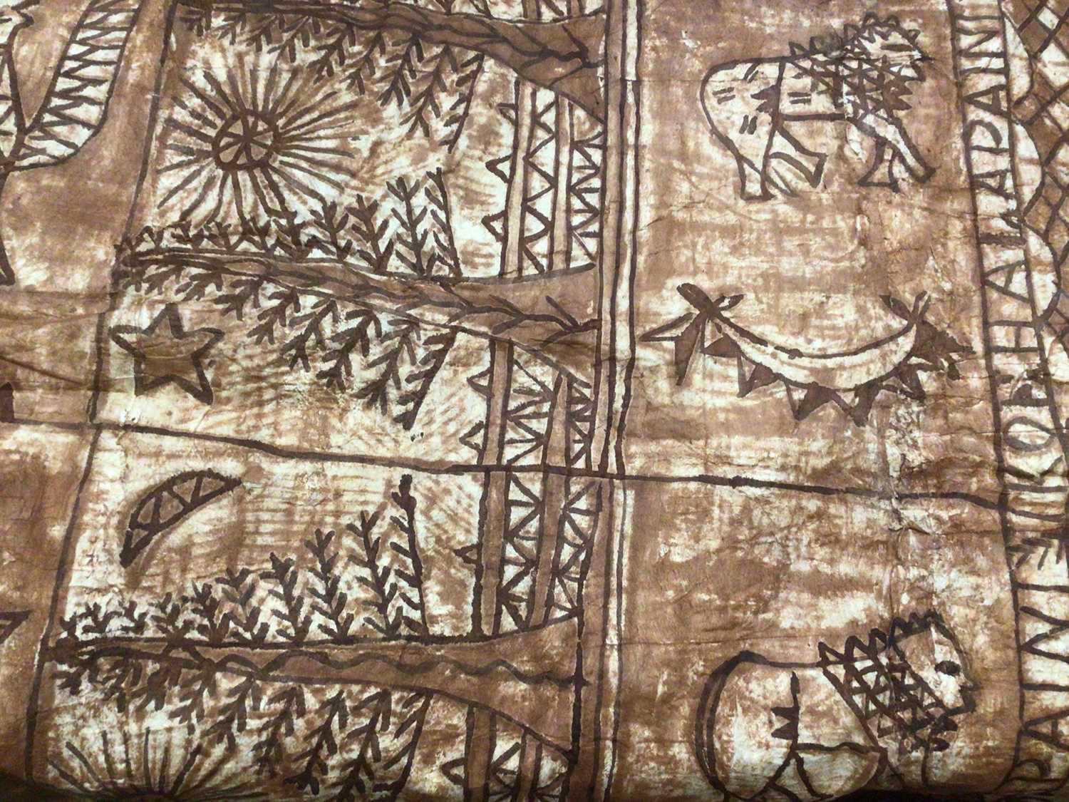 Tongan Tapa cloth wall hanging - Bild 2 aus 5