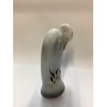 Royal Copenhagen porcelain model of a Heron, number 3002, 28.5cm high