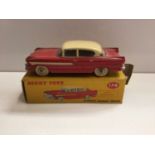 Dinky Hudson Hornet Sedan 174, Studebaker President Sedan 179, Hill,an Minx Saloon 154, Packard Clip