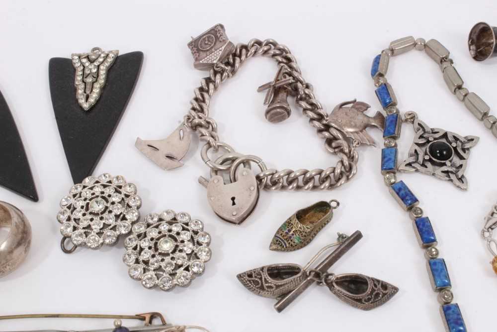 Antique and later silver jewellery etc - Image 4 of 5