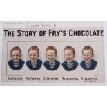 Postcards Tuck's Series 1502 Celebrated Posters including Fry's Chocolate, Rowntree's Elect Cocoa, D