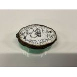 18th century enamel patchbox