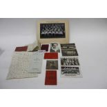 Football memorabilia relating to Sidney Jones (Arsenal) including photographs, contracts with Arsena