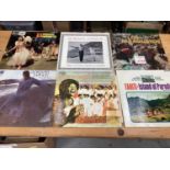 LP's one box comedy albums and one case of world music (2)