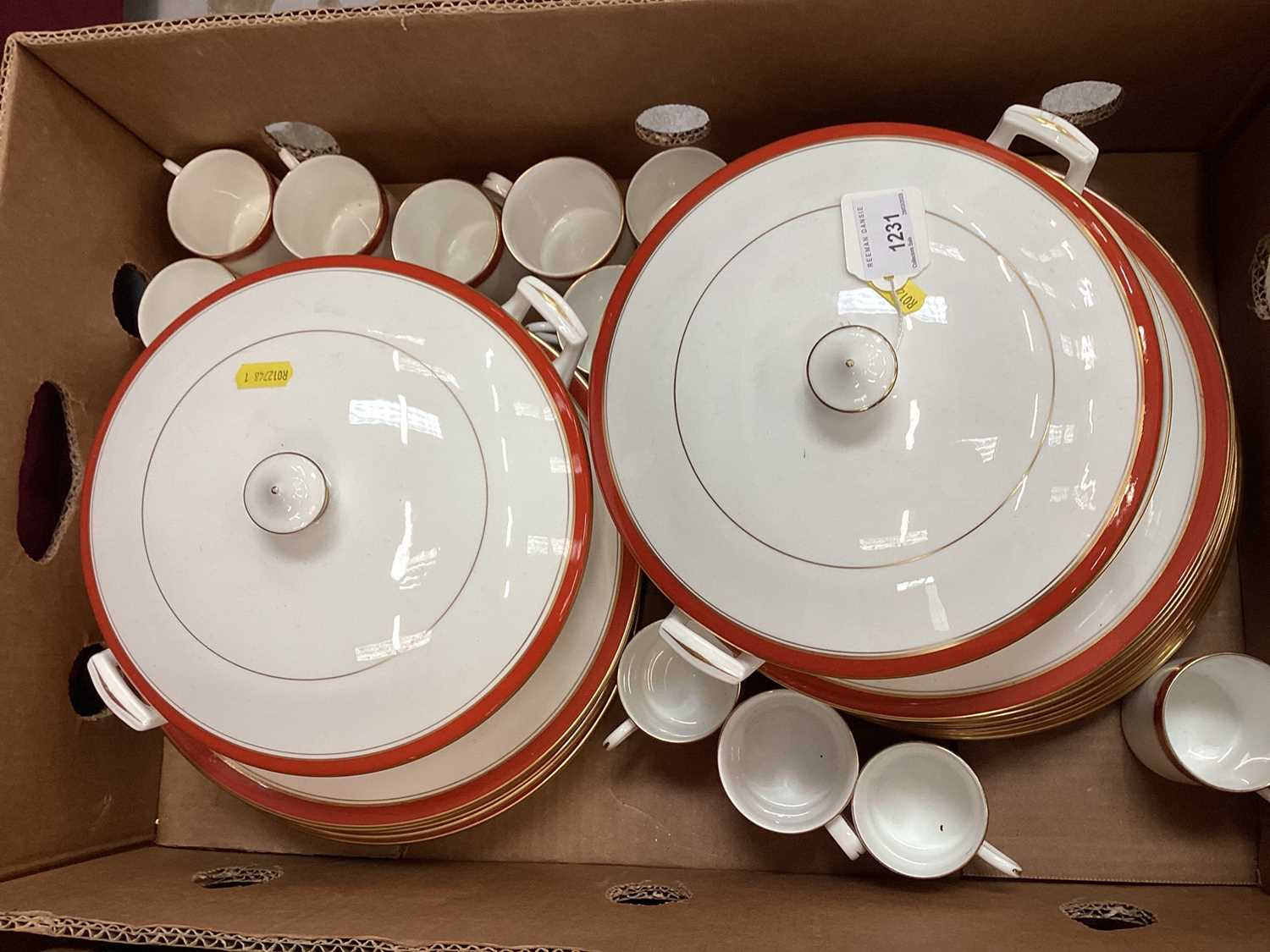 Quantity of Royal Worcester Howard and Beaufort pattern dinner services