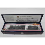 Railway Bachmann OO gauge three boxed locomotives and tenders including Viscoun Ridley 31-701, V2-36