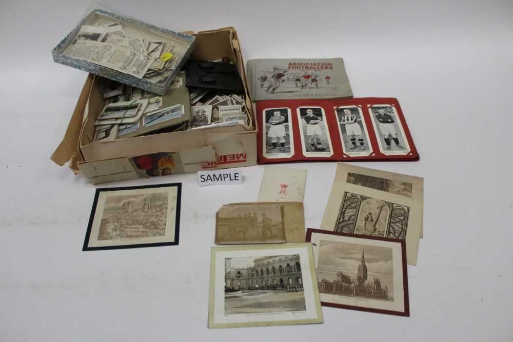 Postcard accumulation in tins and album including Collection of real photographic First World War er - Image 5 of 6