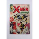 X-Men #1 (1963) - UK edition of the first issue of X-Men, with price of 9d to cover