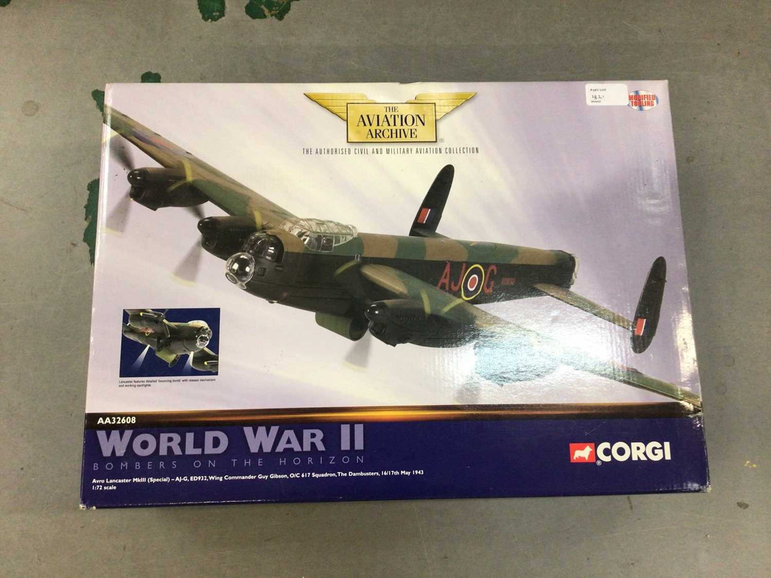 Corgi boxed selection of four Aviation Archive models, Spitfire MK1a, B-17E AA33304, Lancaster AA326 - Image 3 of 8