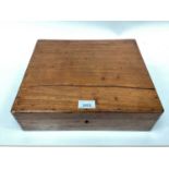 Antique fitted microscope slide box (holds 288 slides)