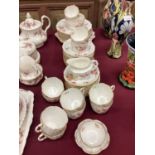 Royal Crown Derby 'Derby Posies' pattern tea and dinner service - 54 pieces