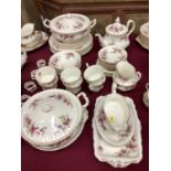 Royal Albert Lavender Rose tea and dinner service