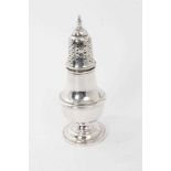 Silver plated sugar caster