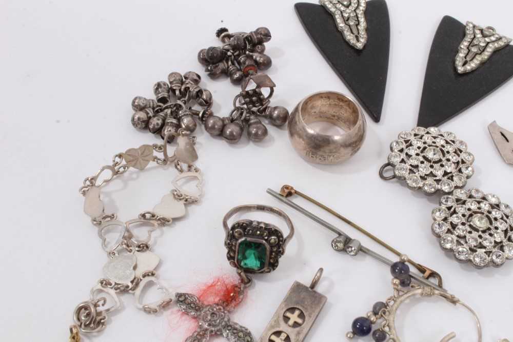Antique and later silver jewellery etc - Image 5 of 5