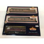 Railway Bachmann OO gauge boxed selection of carriages & rolling stock