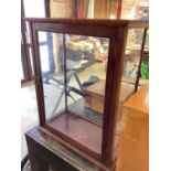 Antique glass display case