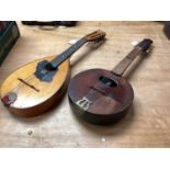 Two mandolins