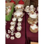 Collection of Royal Albert Old Country Roses pattern tea and dinner wares