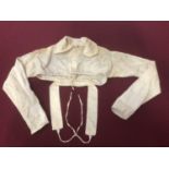 Edwardian and later children's clothing including white work christening gown and nighties, Broderie