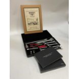Jaguar owners tool kit, together with Jaguar owners pack and a vintage Bentley advert (3)