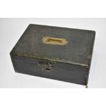 A Victorian workbox with nameplate engraved 'The Honourable D. Astley', with sundries inside, 38cm w