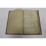 17th century manuscript in 19th century binding ' Royal Revenue- Sir Robert Cotton 1642