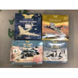 Corgi boxed selection of nine Aviation Archive models, Vulcan AA31202, Victor AA31602, Vertol AA3340