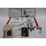 Stamps GB one country collection with good range of early QE11 commemoratives, coin covers and other
