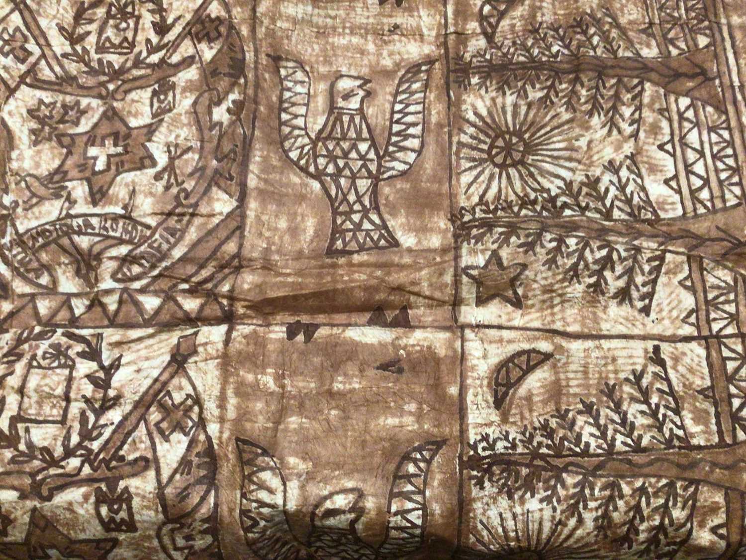 Tongan Tapa cloth wall hanging