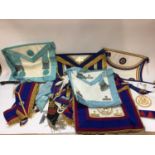 Collection of Masonic regalia and jewels