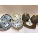 Collection of vintage Metamec wall clocks