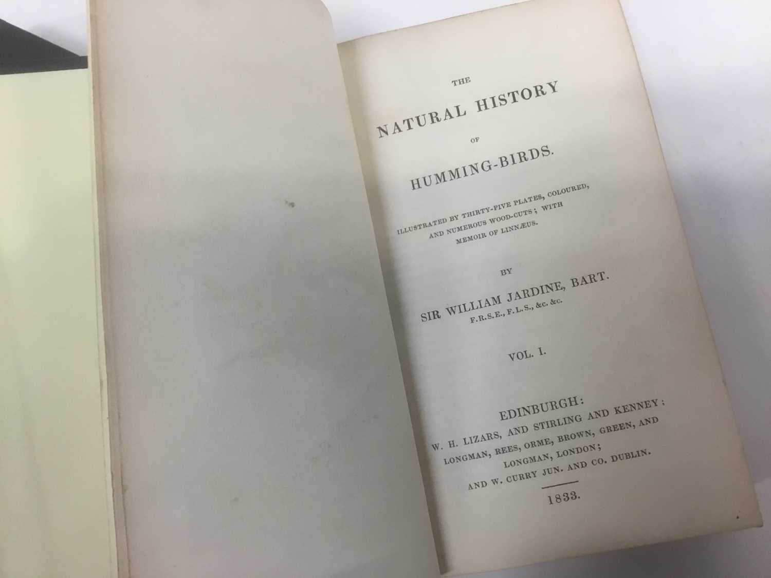 William Jardine - The Natural History of Humming-Birds, The Naturalist's Library series, 2 volumes, - Image 2 of 16