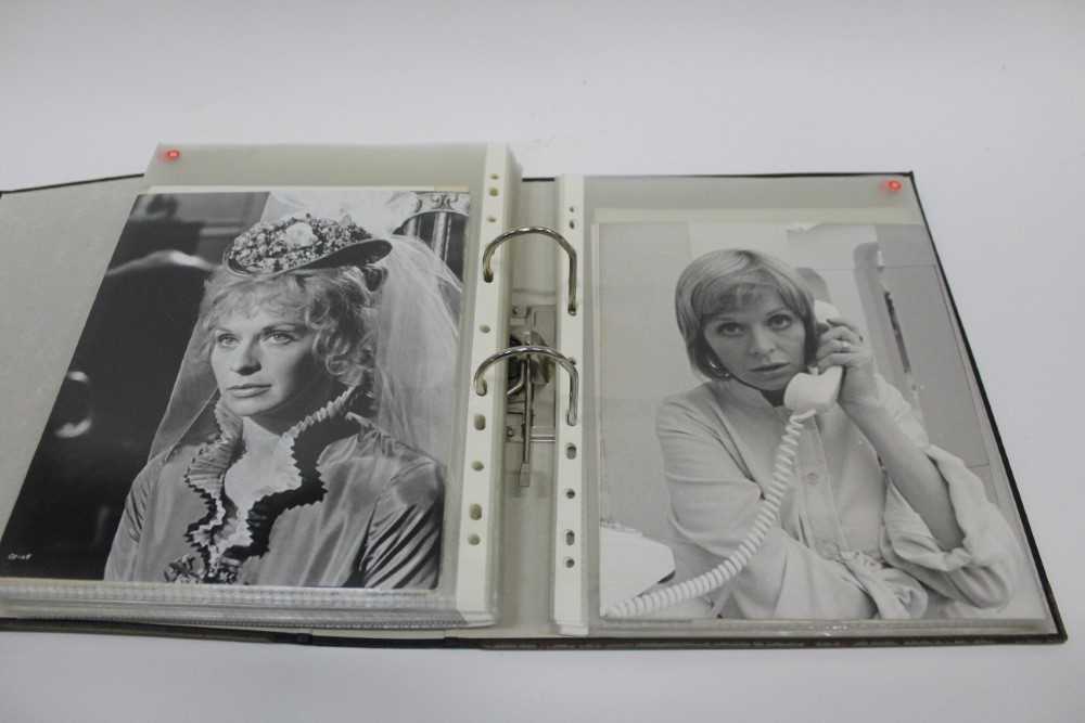 Collection of 1950s-80s female film star ephemera including black & white and coloured photographs - Image 4 of 6