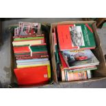 Two boxes of London Bus, Bus and other transport related books.