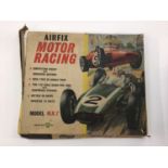 Airfix Motor Racing set MR7 (no cars) plus other boxed cars and track and accessories.
