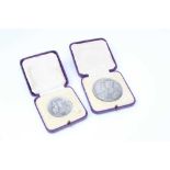G.B. - Silver George VI Coronation medallions 1937 to include Eimer 2047a (Dia: 51mm) and Eimer 2047