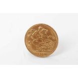 G.B. - Gold Sovereign Edward VII 1910 (N.B. Obv: Scratch & edge nicks to rim) otherwise VF (1 coin)