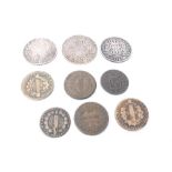 France - Mixed coinage to include silver Crowns Louis XV 1724 GF, 1768 (N.B. Obv: Scratches) otherwi