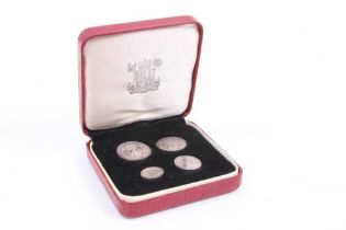 G.B. - Elizabeth II Maundy set 1957 A.UNC (N.B. Cased) (1 coin set)