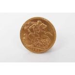 G.B. - Gold Sovereign George V 1928SA EF (1 coin)