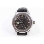 Second World War or possibly later British Military issue Cyma wristwatch in stainless steel case wi