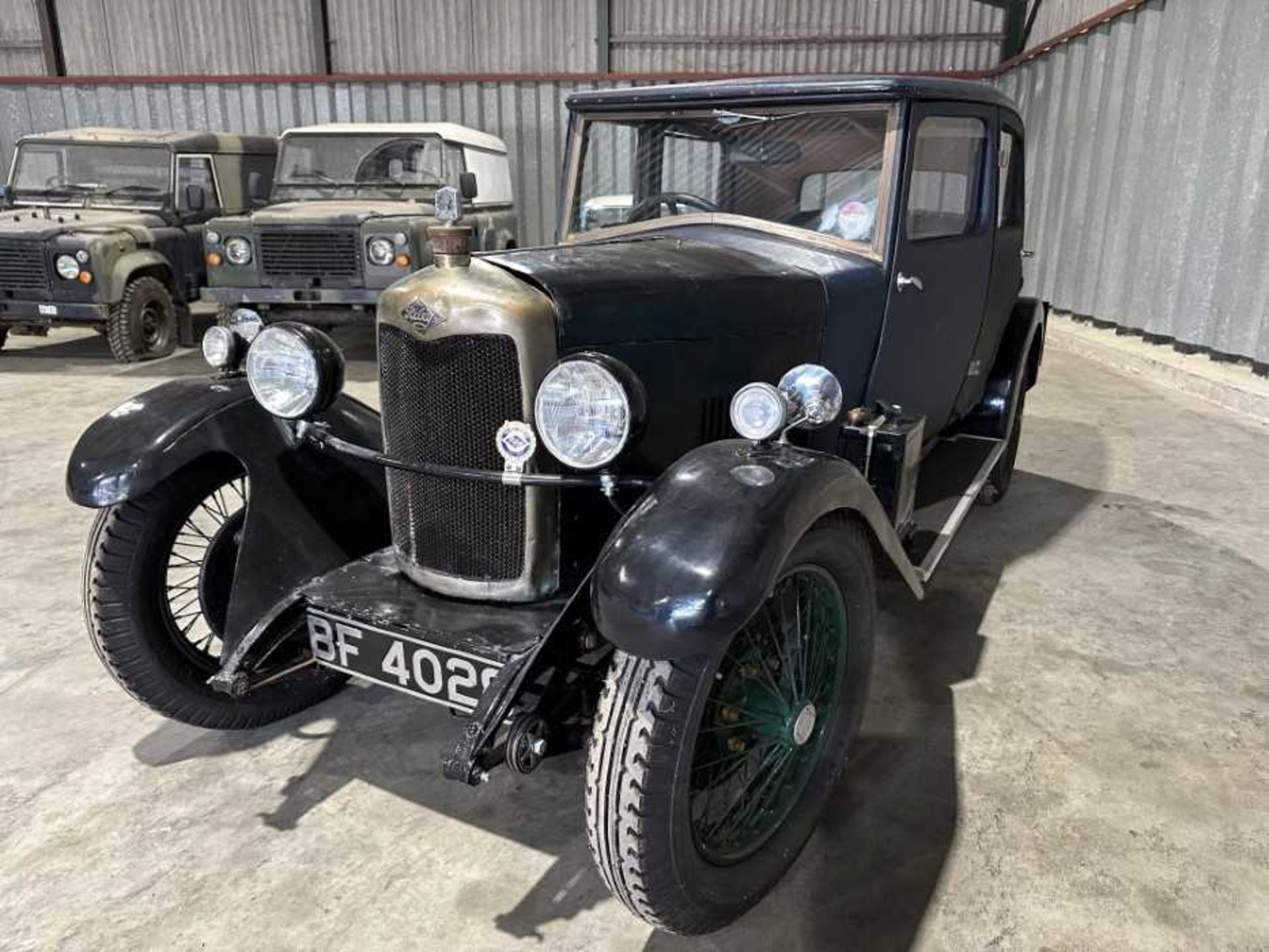 1928 Riley Monaco, 4 door saloon with Wayman Fabric body, chassis number 601582, reg. no. BF 4028