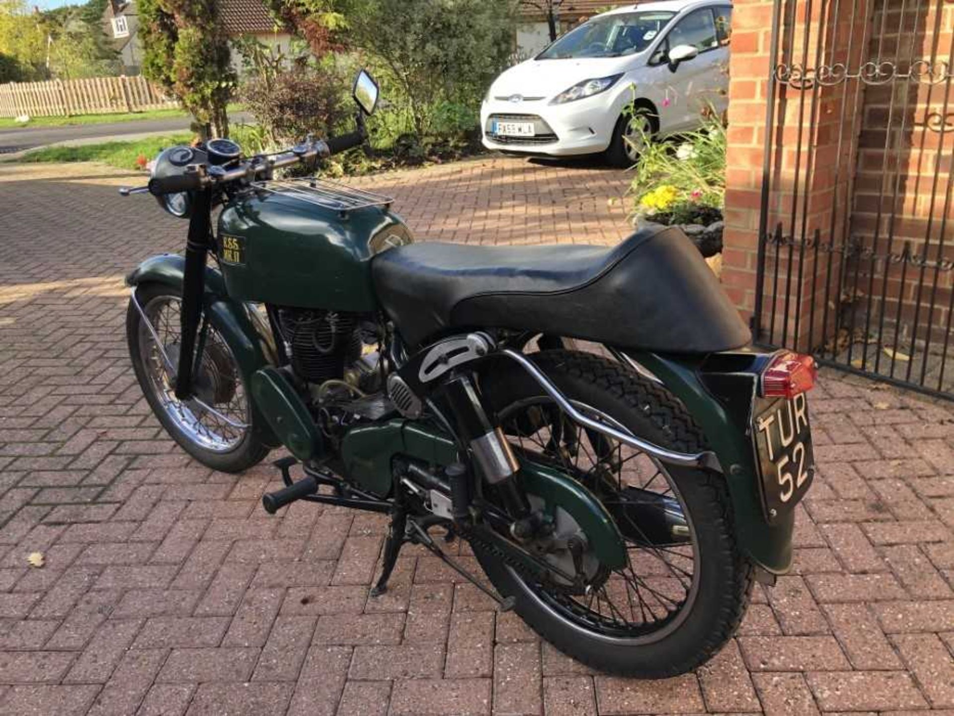 1955 Velocette KSS MKII 350cc motorcycle, reg. no. TUR 52, engine no. KSS 10445. - Image 4 of 12