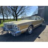 1976 Ford Thunderbird Coupe, Registration PHH 589P. This outrageous classic American grand tourer ha