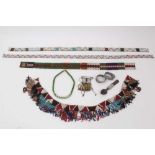 Collection of Native American beadwork items
