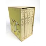 The Waterfowl of the World, set of four hardback volumes in case, by Jean Delacour and illustrated b