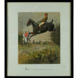 Snaffles, Charles Johnson Payne (1884-1967) signed hand coloured print - Blighty, signed in pencil,