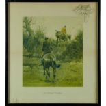 Snaffles, Charles Johnson Payne (1884-1967) signed print - The Stone-Faceder, signed in pencil, with
